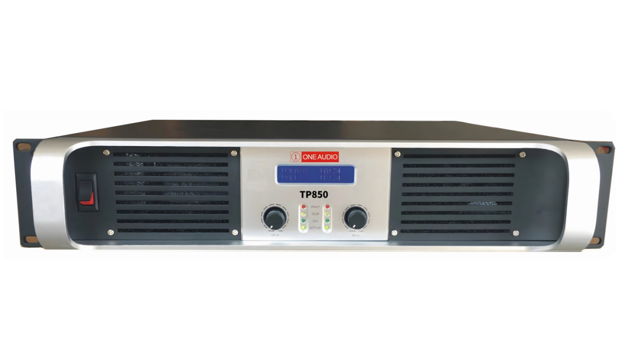 Two-channel professional power amplifier TP850